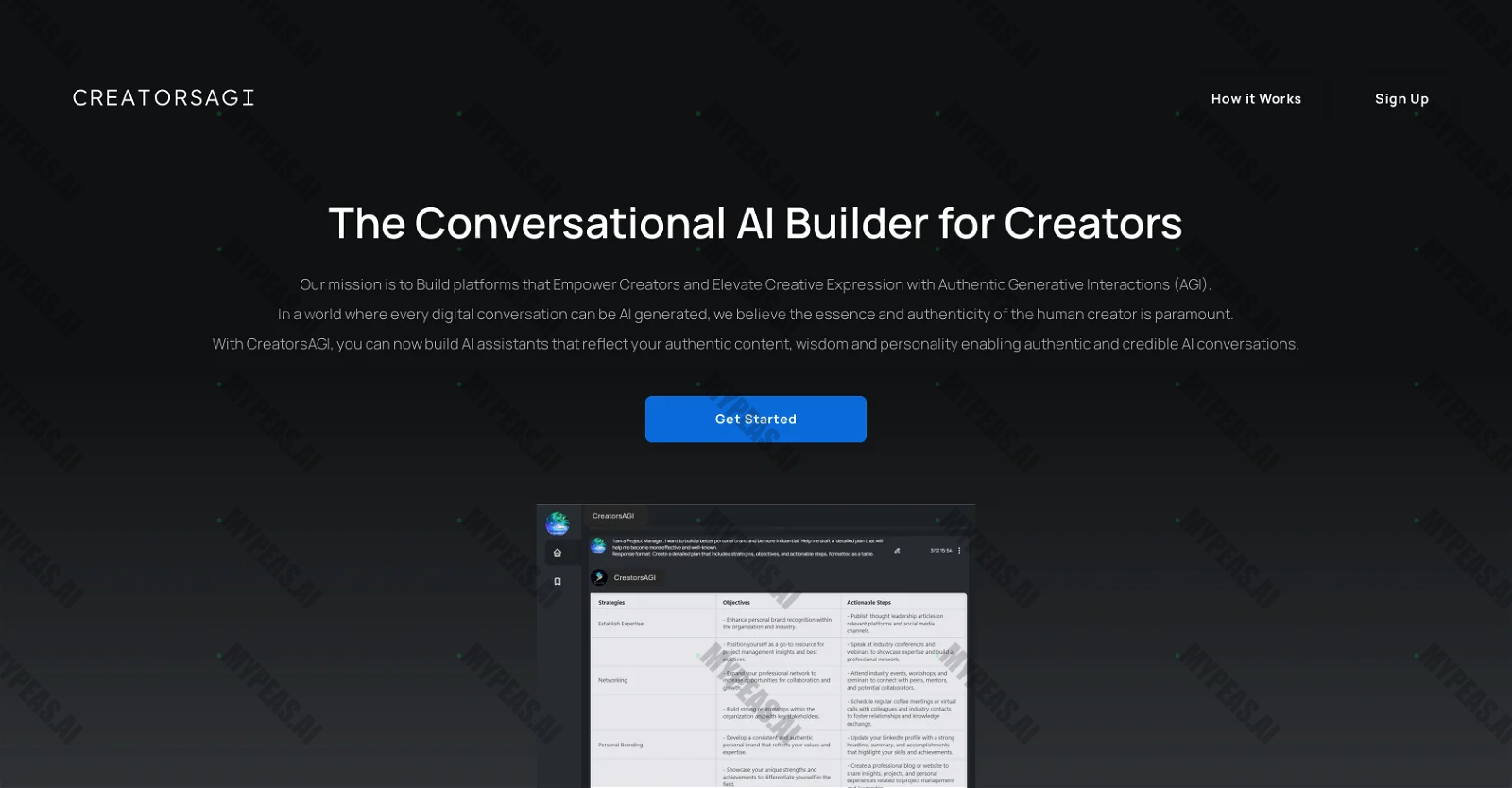 CreatorsAGI screenshot