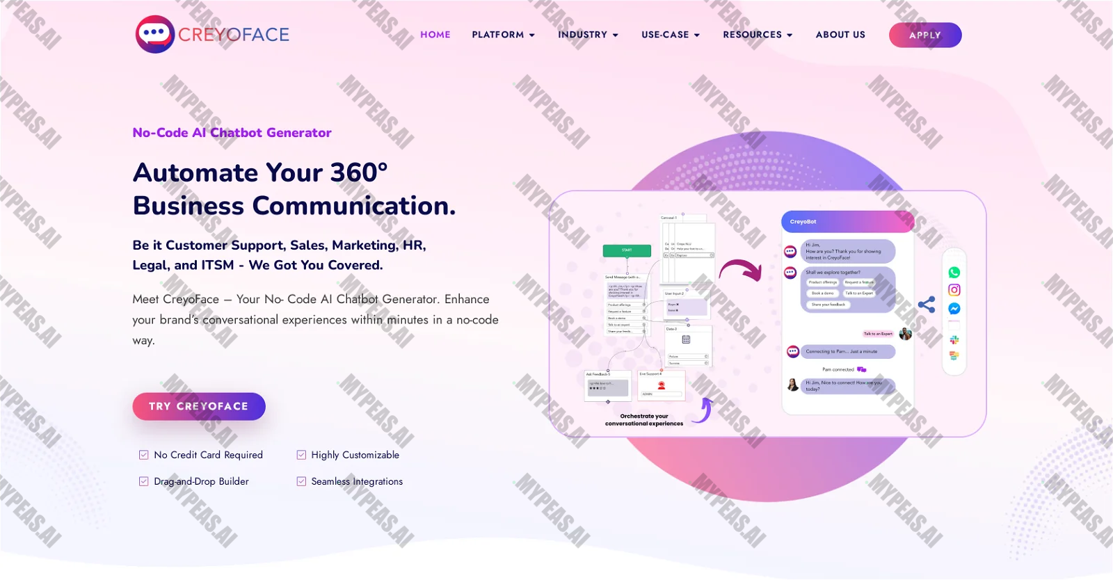 CreyoFace screenshot