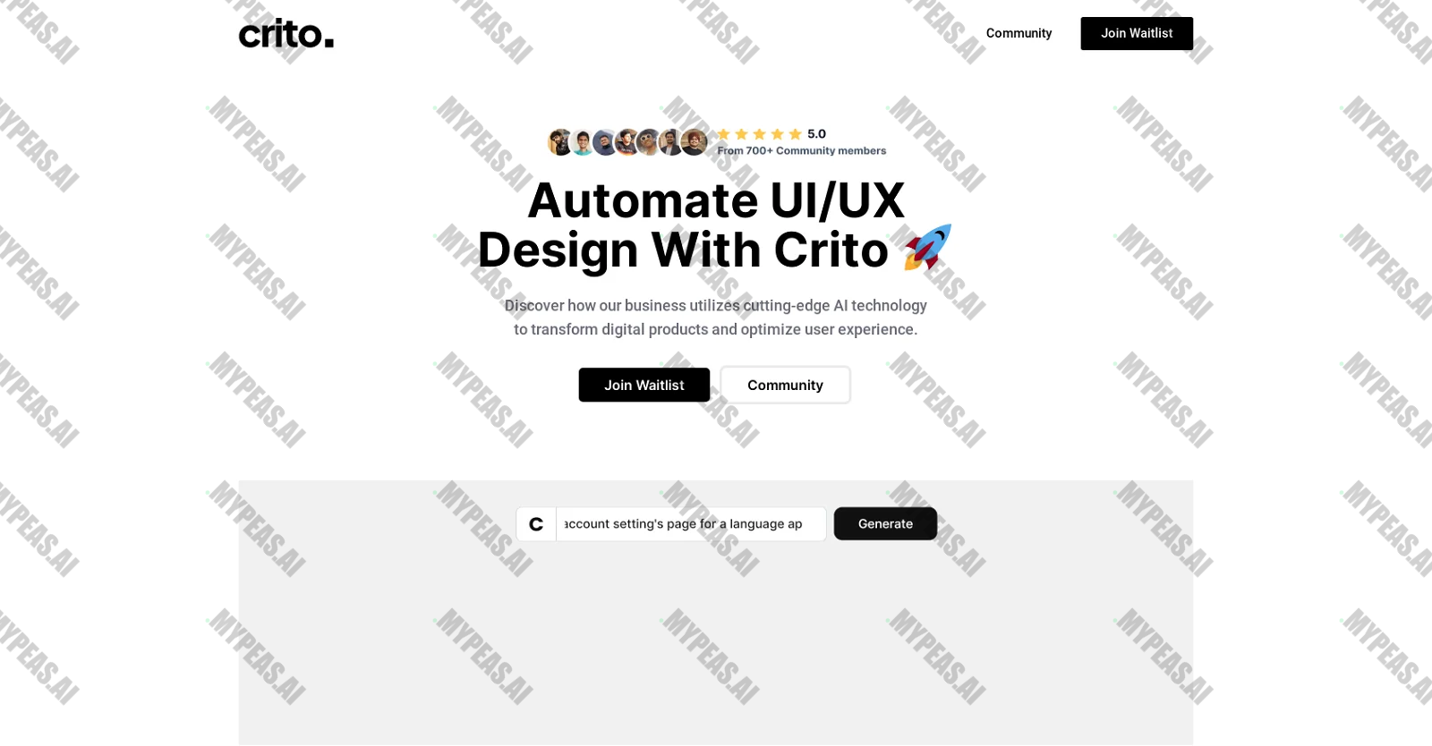 Crito Design screenshot