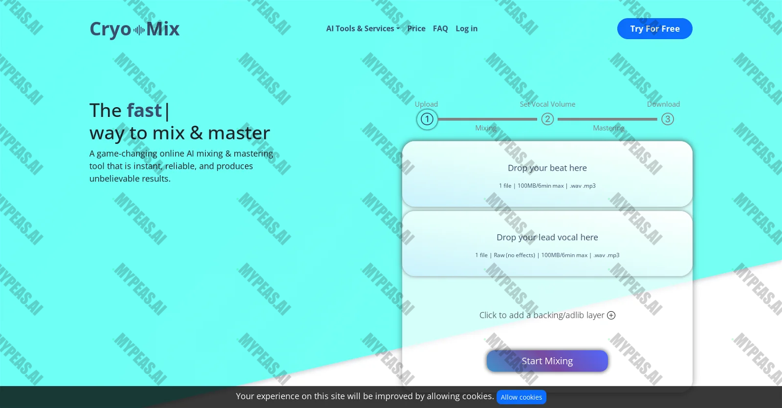 Cryo-Mix screenshot
