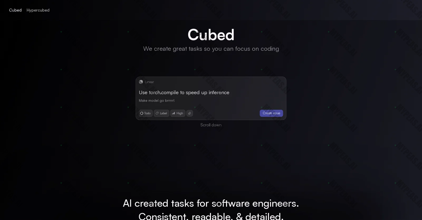 Cubed screenshot