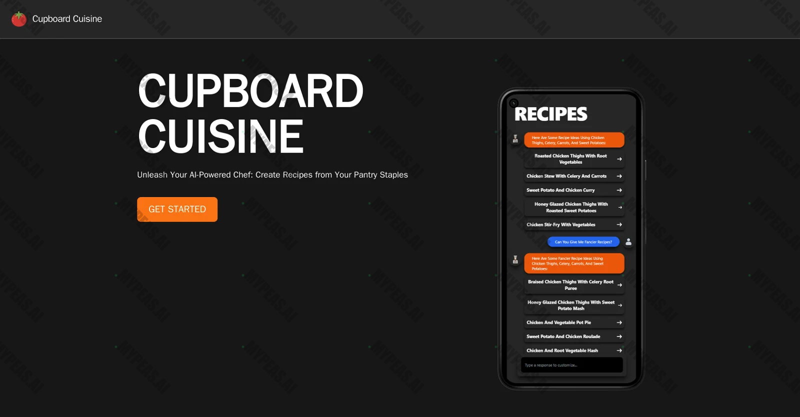 CupboardCuisine screenshot
