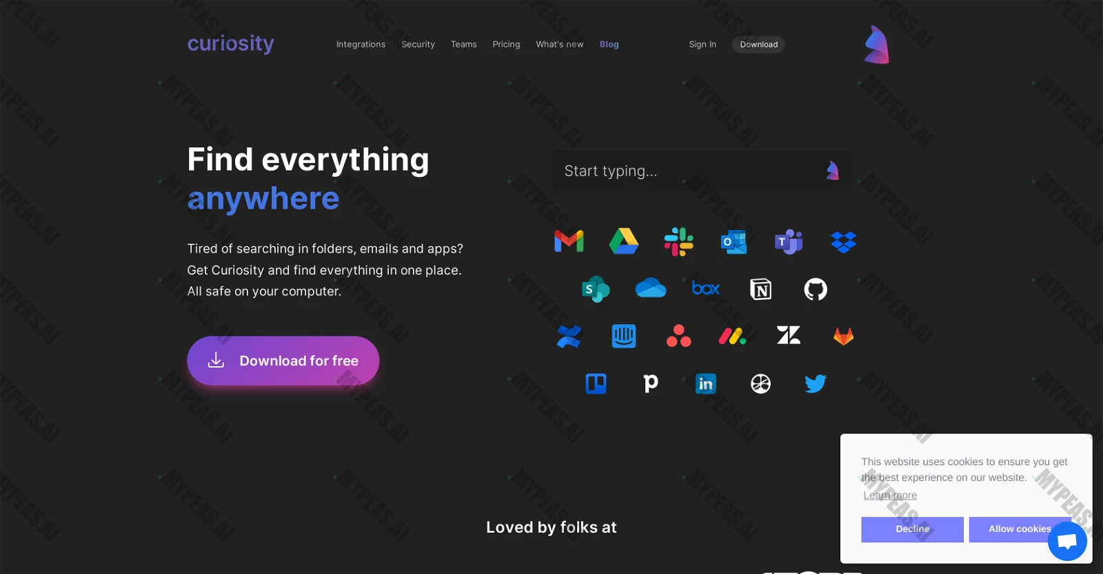 Curiosity.AI screenshot