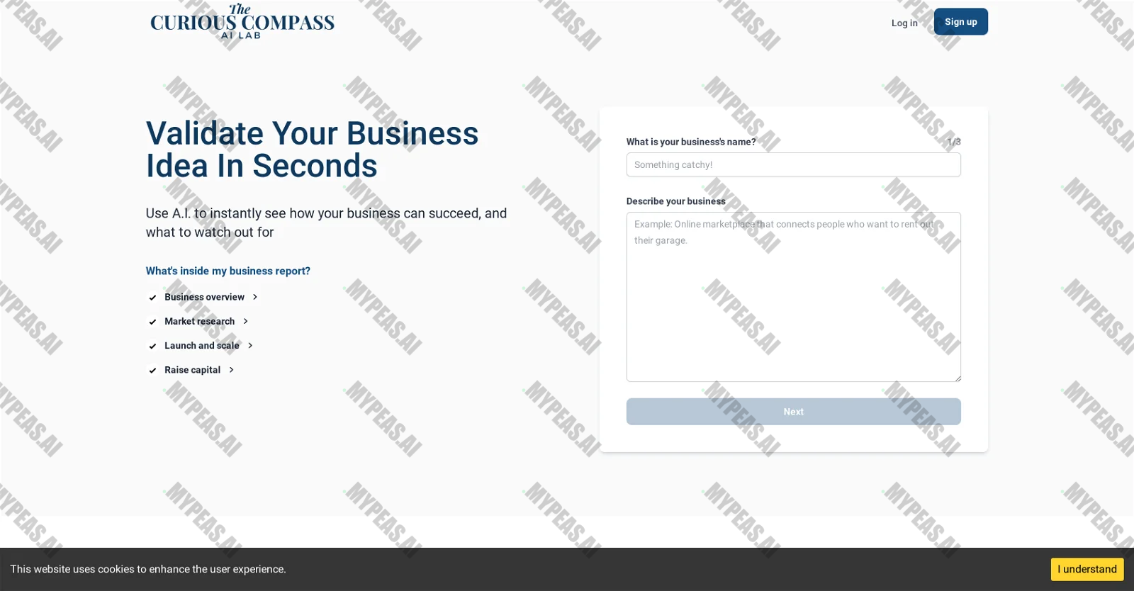 Curious Compass screenshot