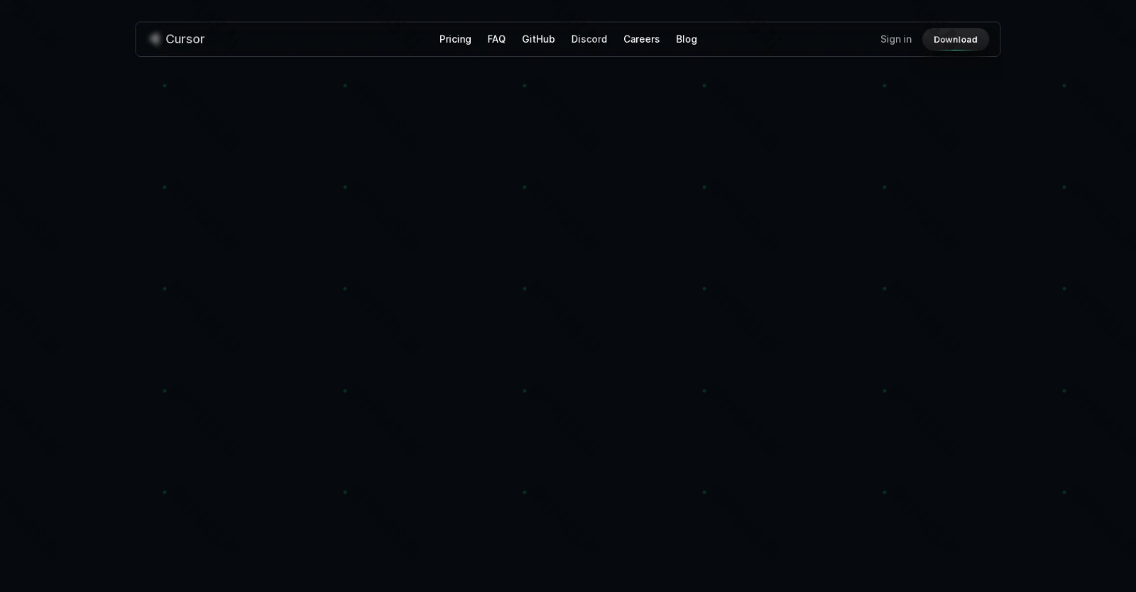 Cursor.sh screenshot