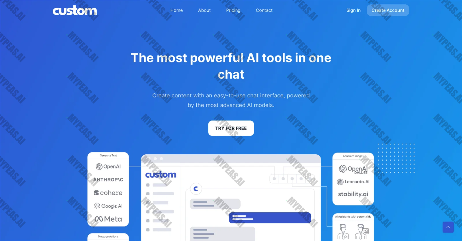 CustomChat screenshot