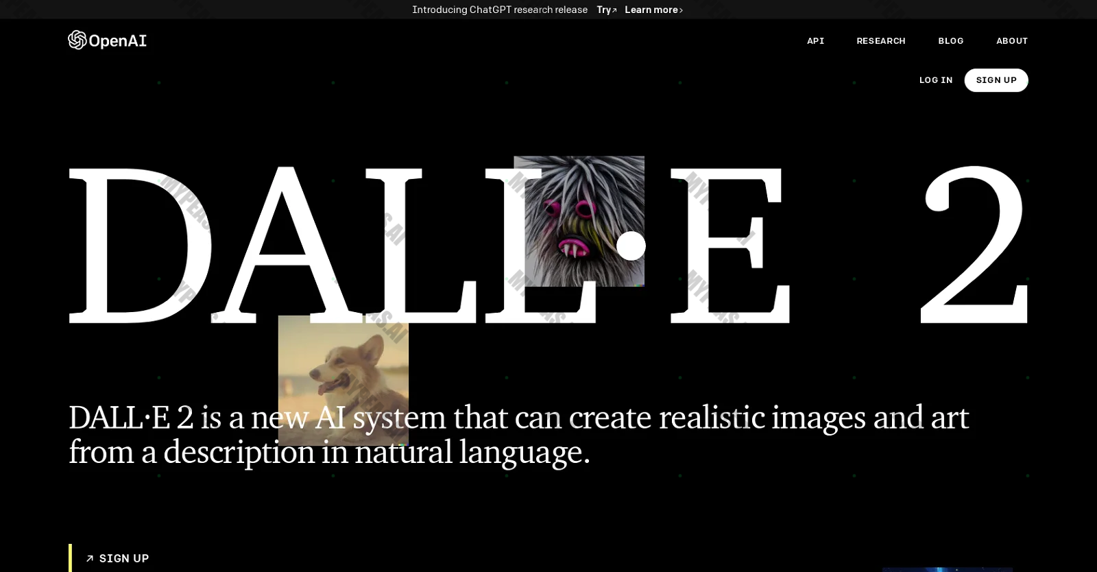 Dall·E screenshot