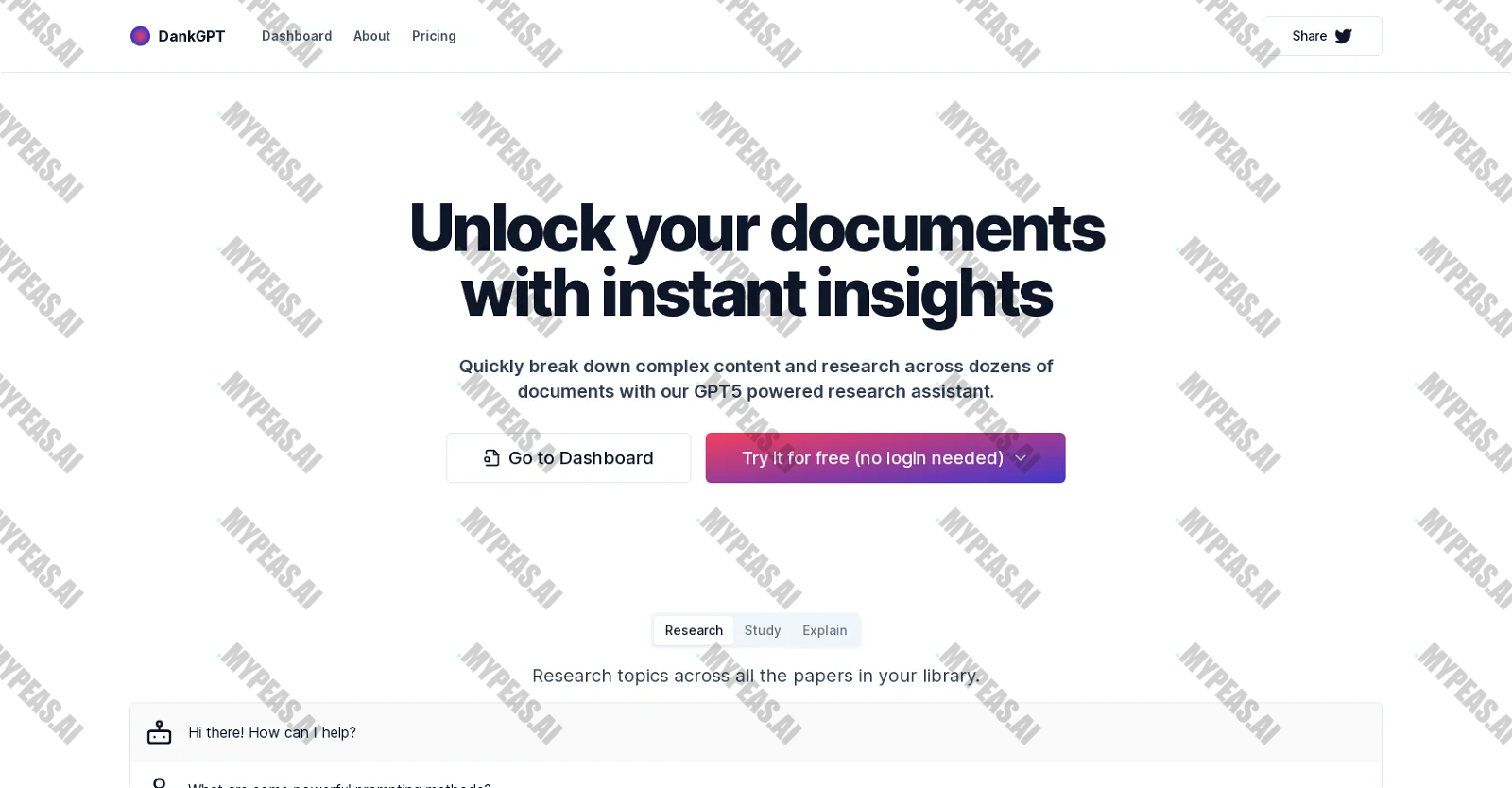 Dankgpt screenshot