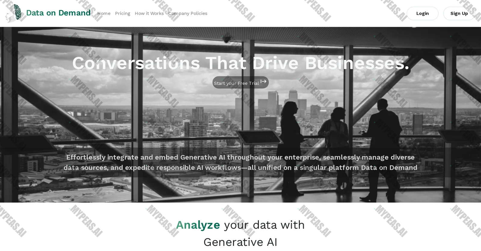 Data on Demand screenshot