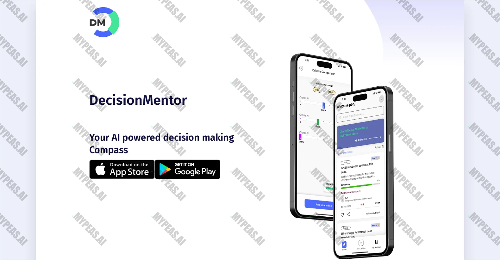 Decisionmentor screenshot