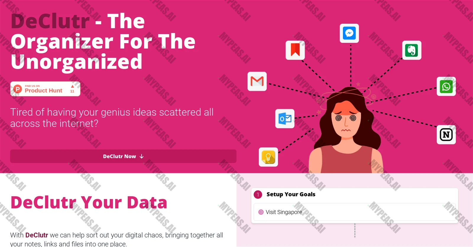 DeClutr screenshot
