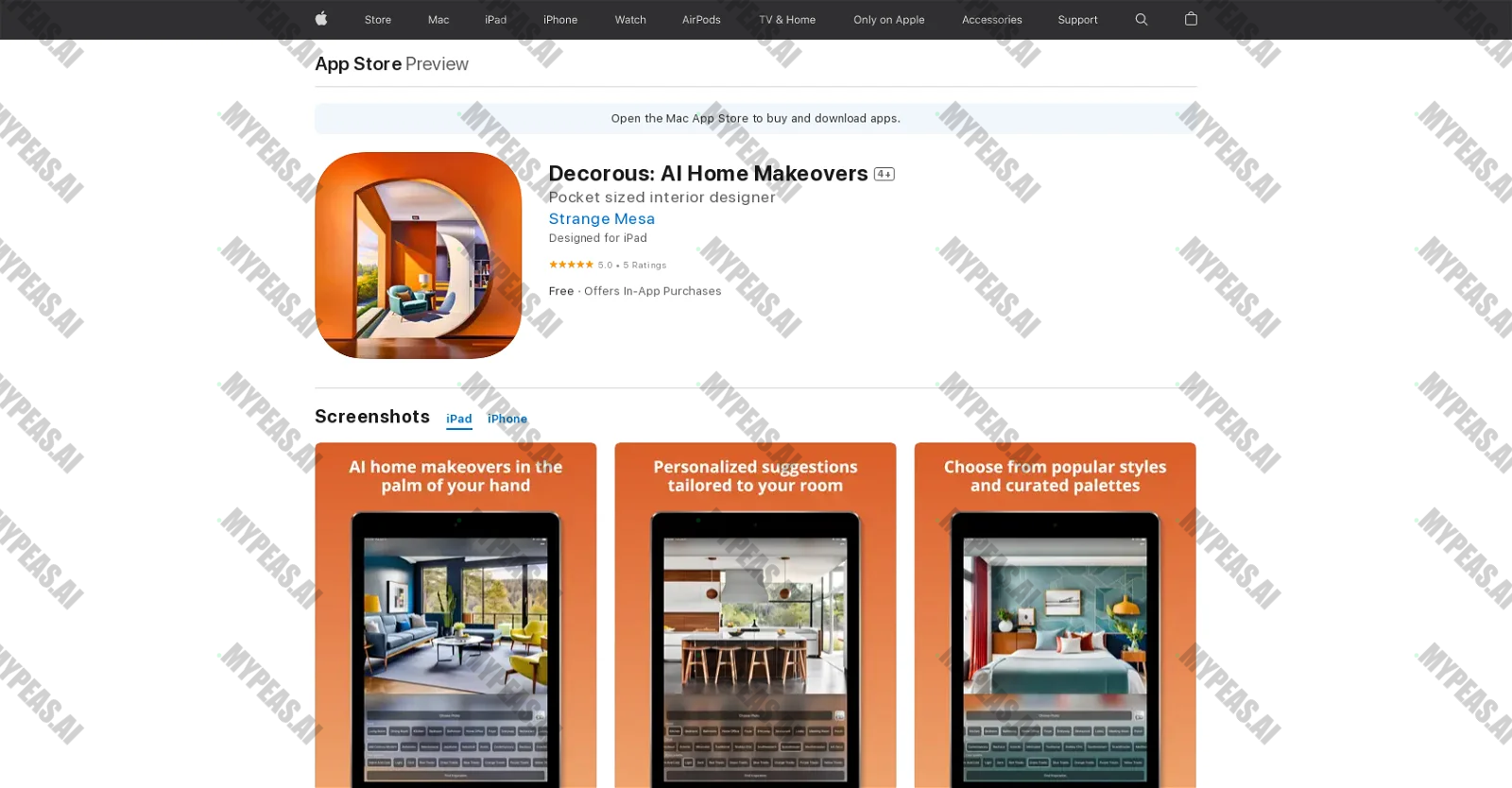 Decorous: AI Home Makeovers screenshot