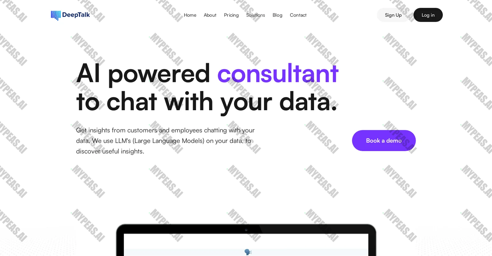 Deep-talk.ai screenshot