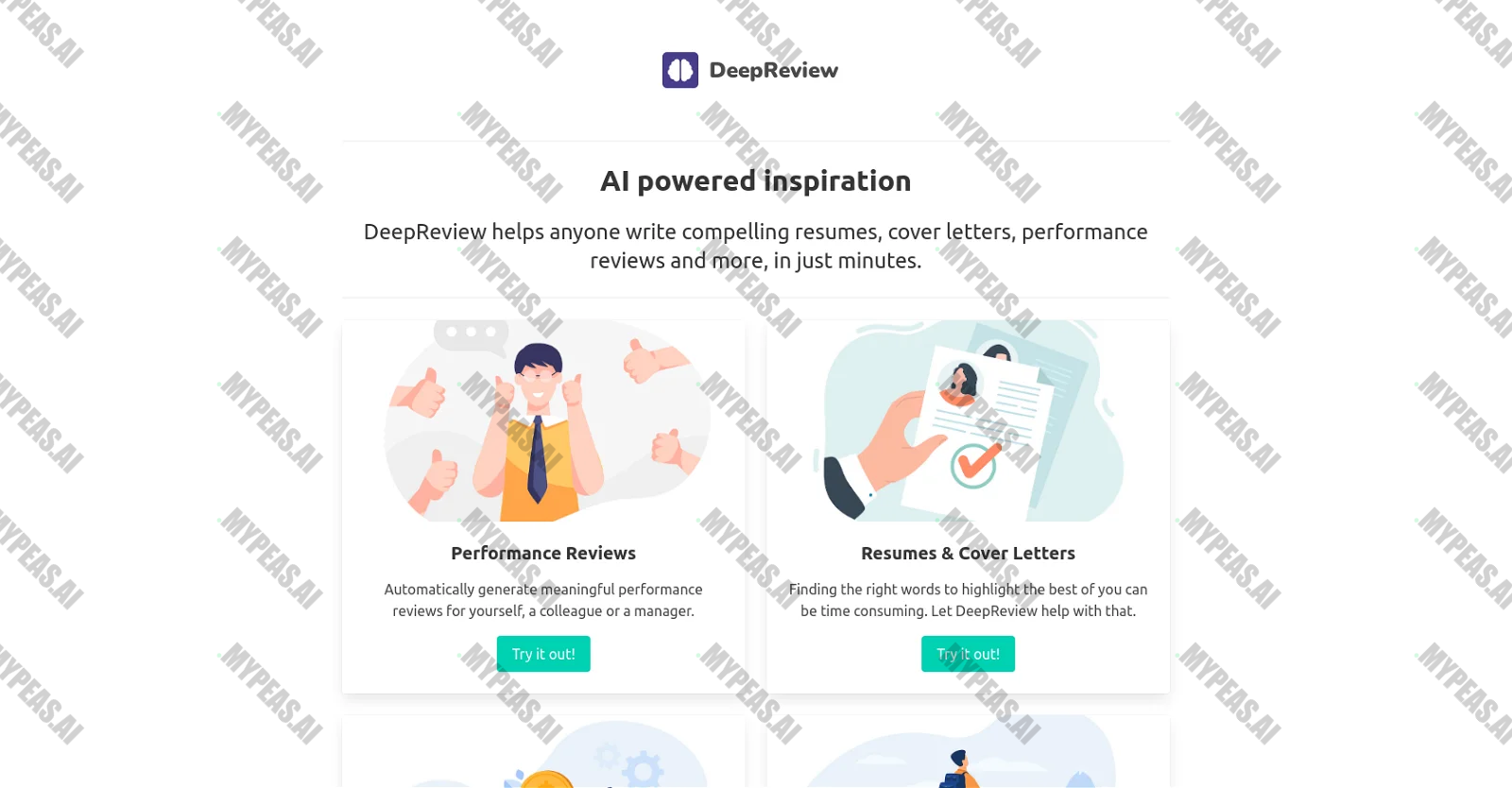DeepReview screenshot