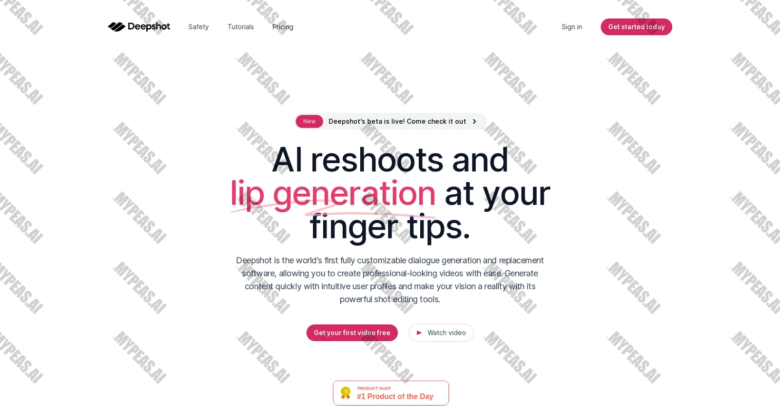 Deepshot screenshot