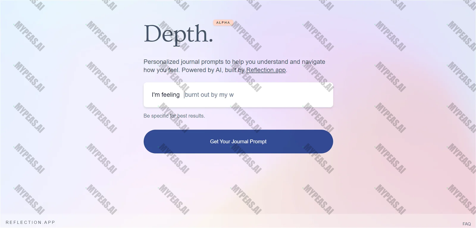 Depth screenshot