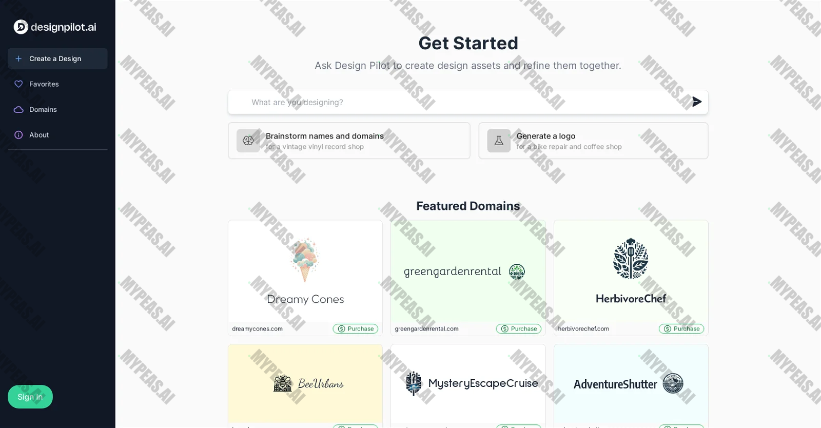 Design Pilot screenshot