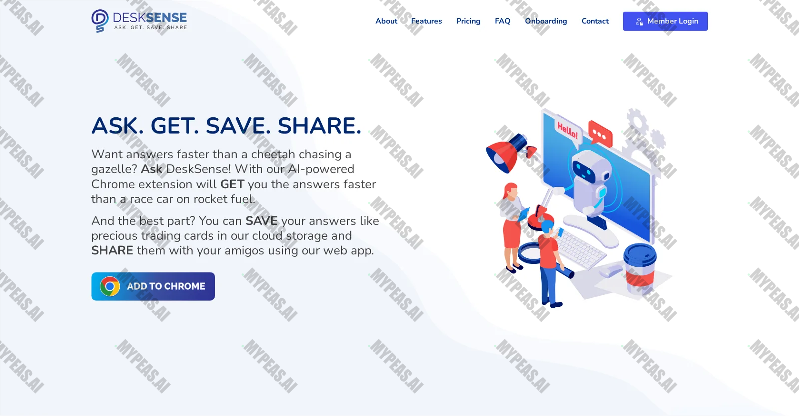 Desksense screenshot