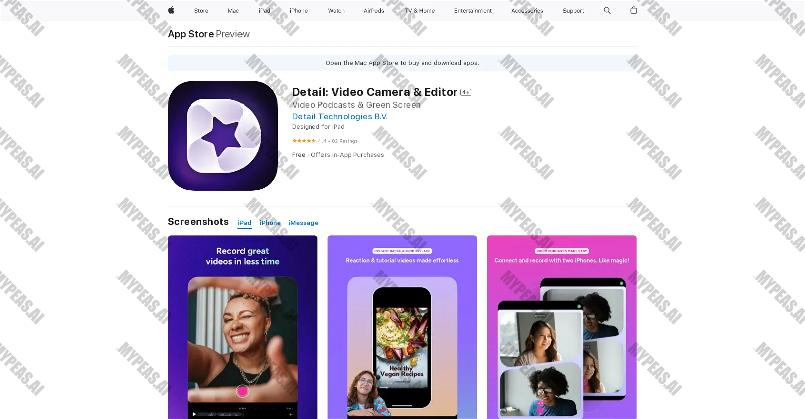 Detail: Video Camera & Editor screenshot