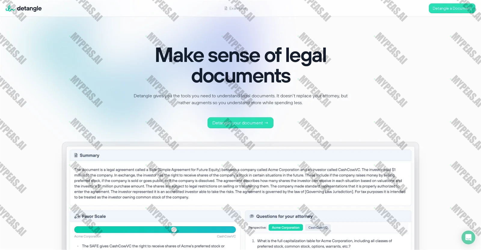 Detangle screenshot