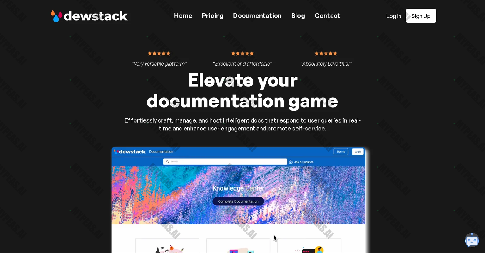 Dewstack screenshot