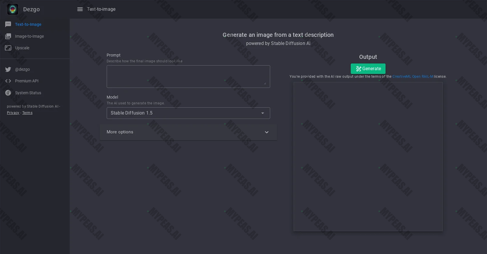 Dezgo screenshot