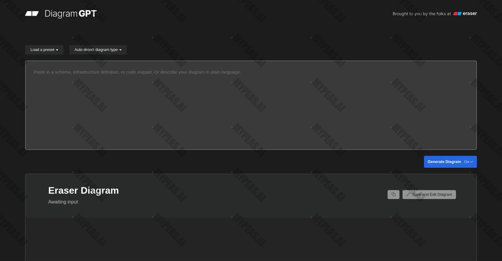 DiagramGPT screenshot