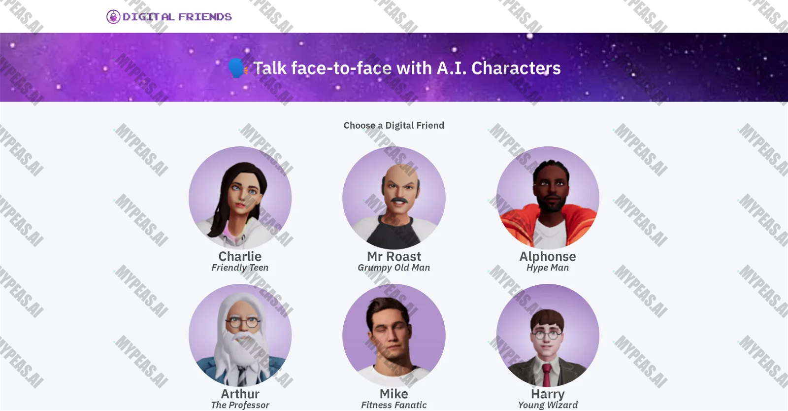 DigitalFriends screenshot
