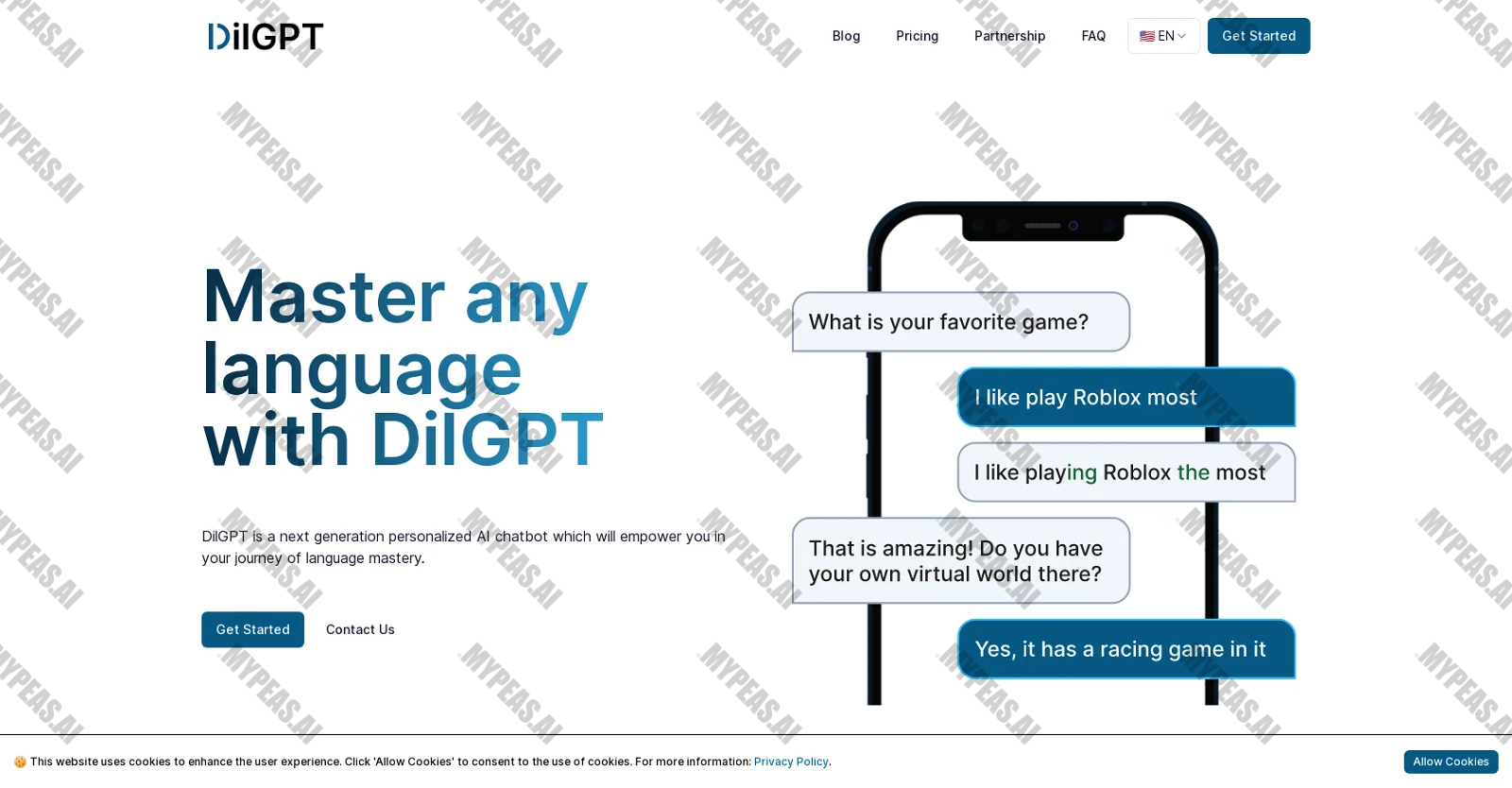DilGPT screenshot