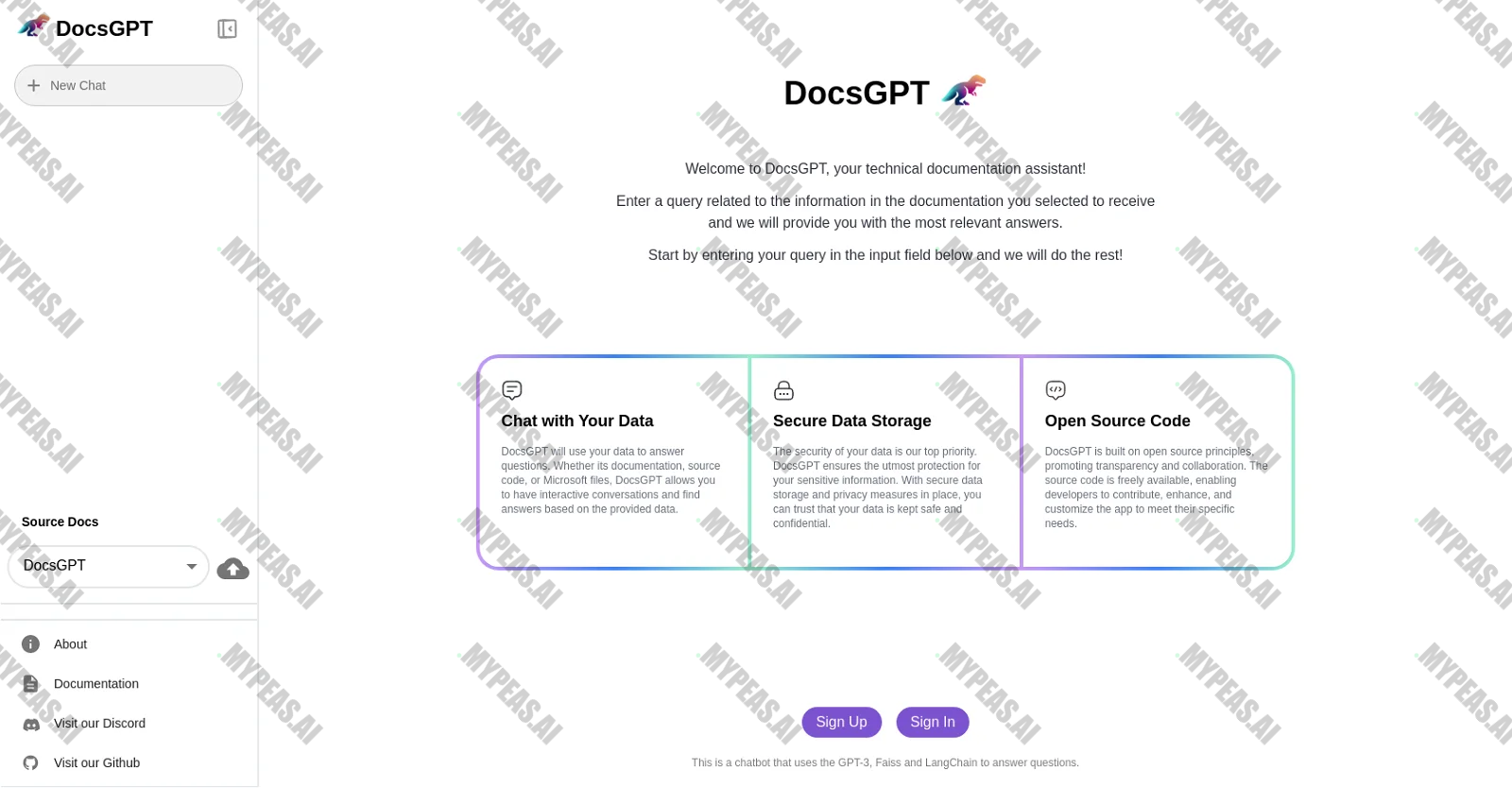 DocsGPT screenshot