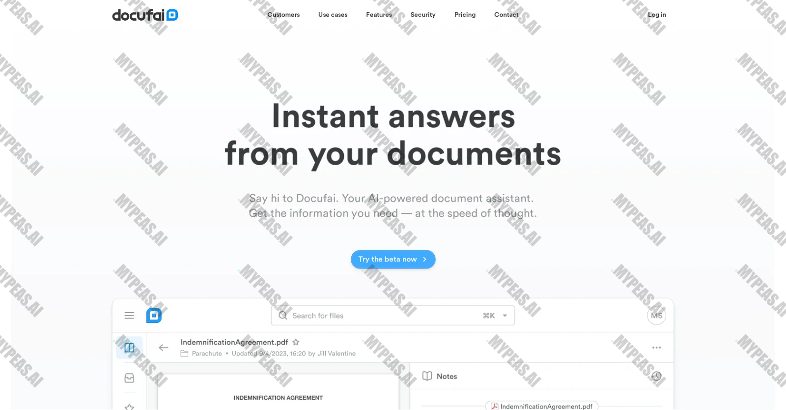 Docufai screenshot