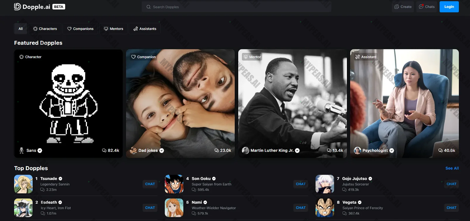 Dopple screenshot
