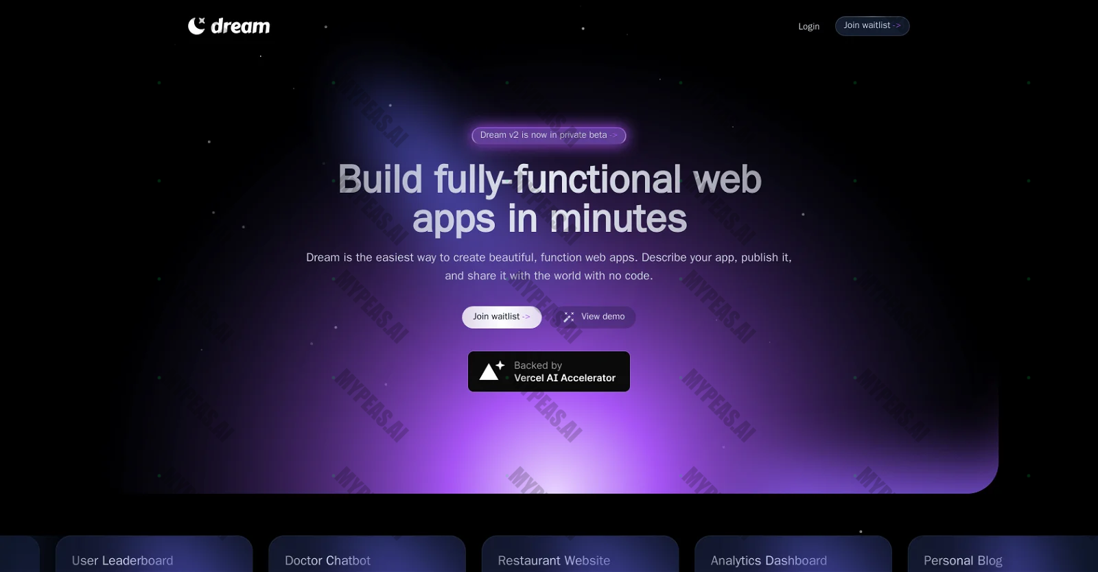 Dream App screenshot