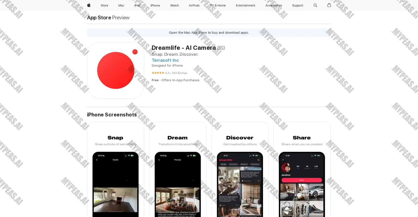 Dreamlifeai screenshot