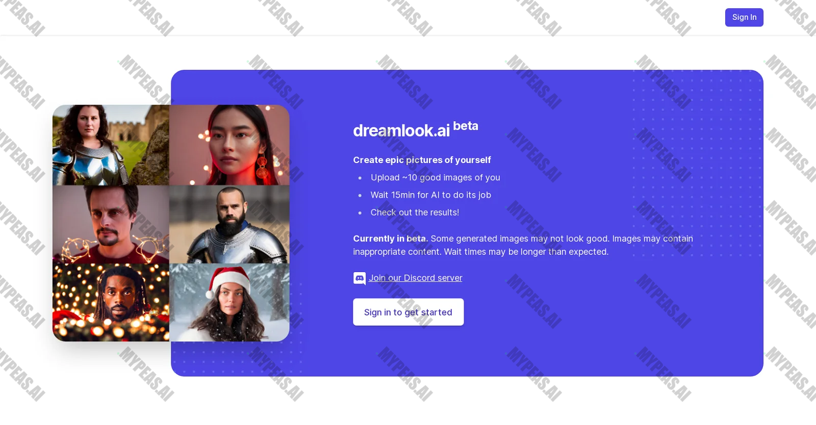 Dreamlook screenshot