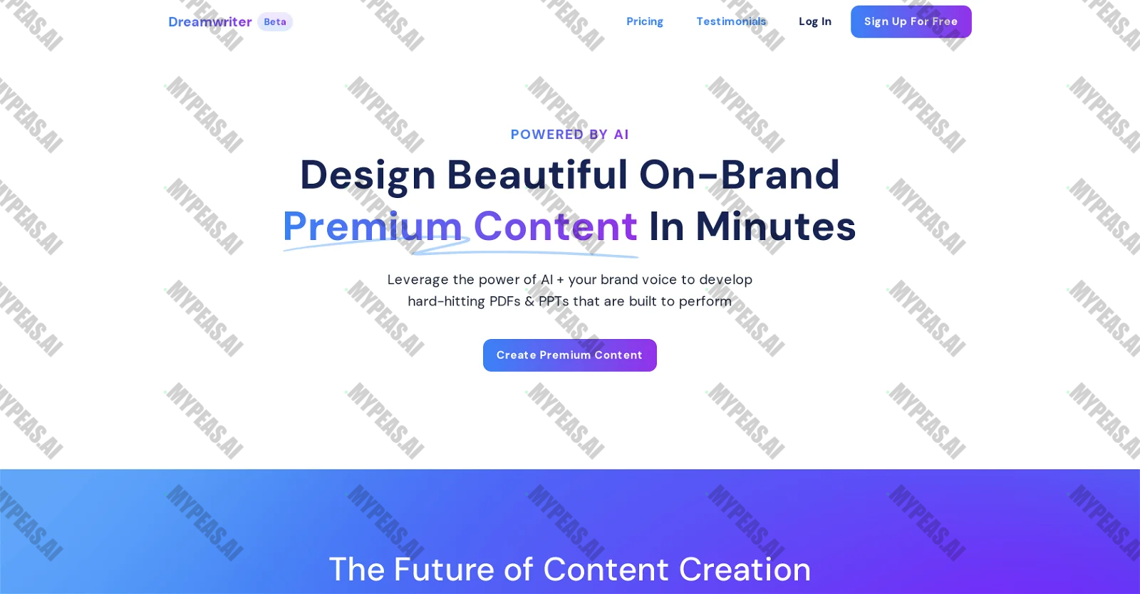 Dreamwriter screenshot