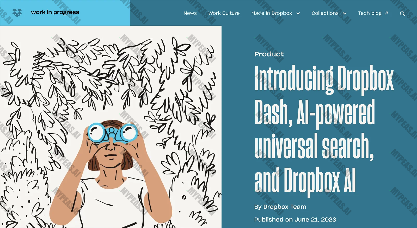 Dropbox AI screenshot