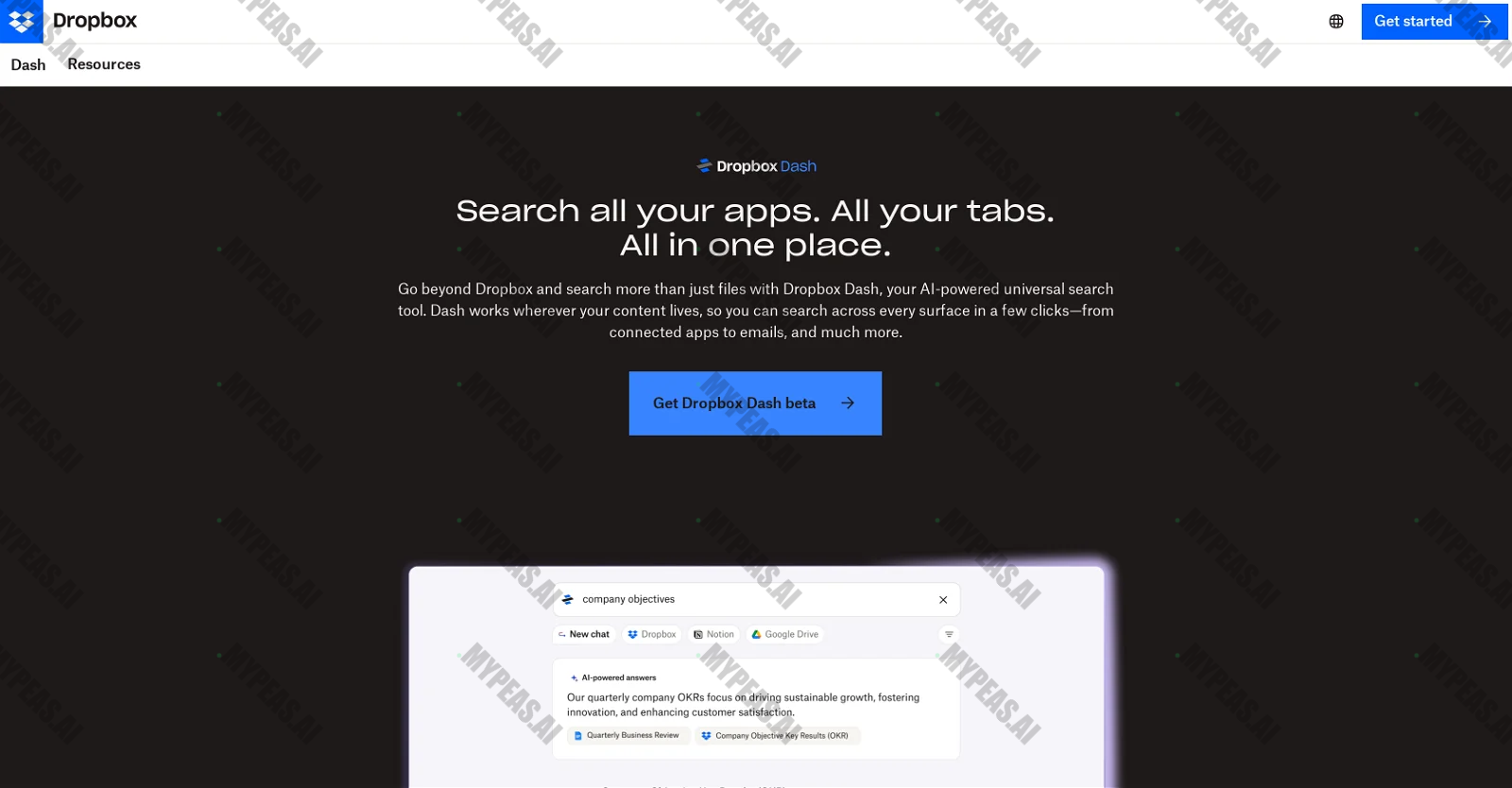 Dropbox Dash screenshot