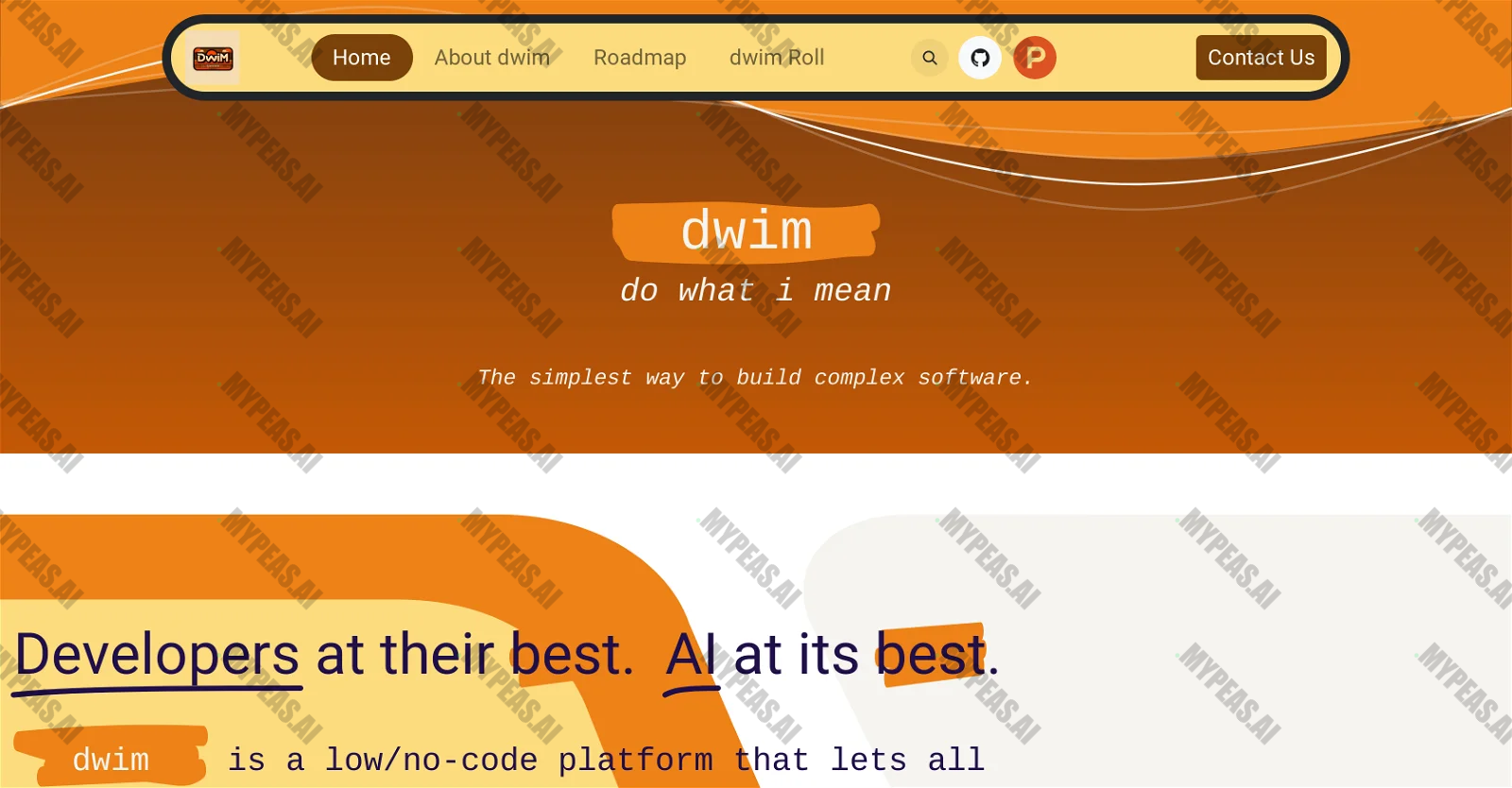 Dwim screenshot