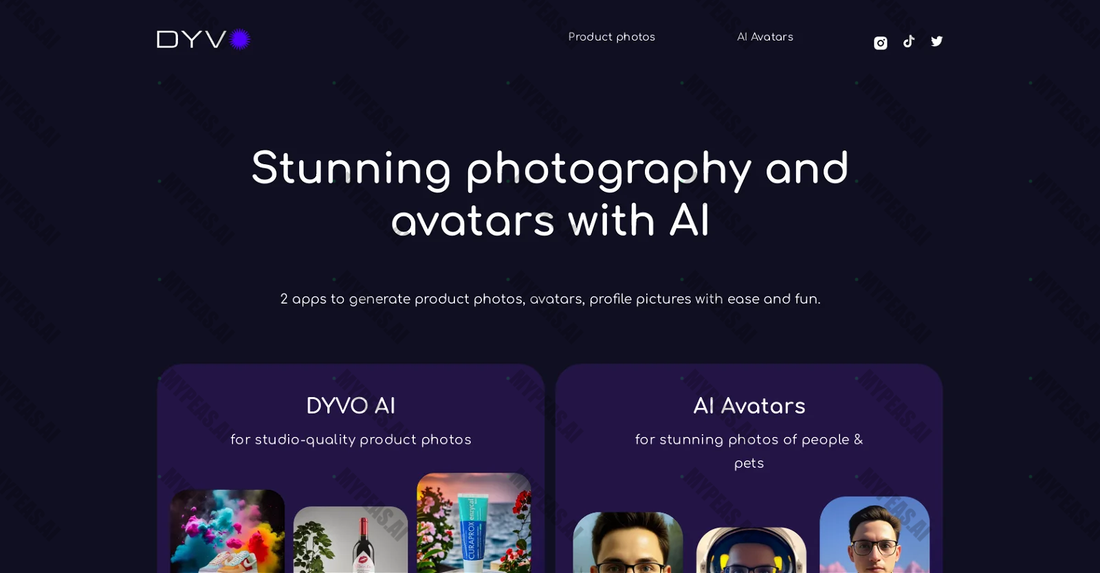 Dyvo screenshot