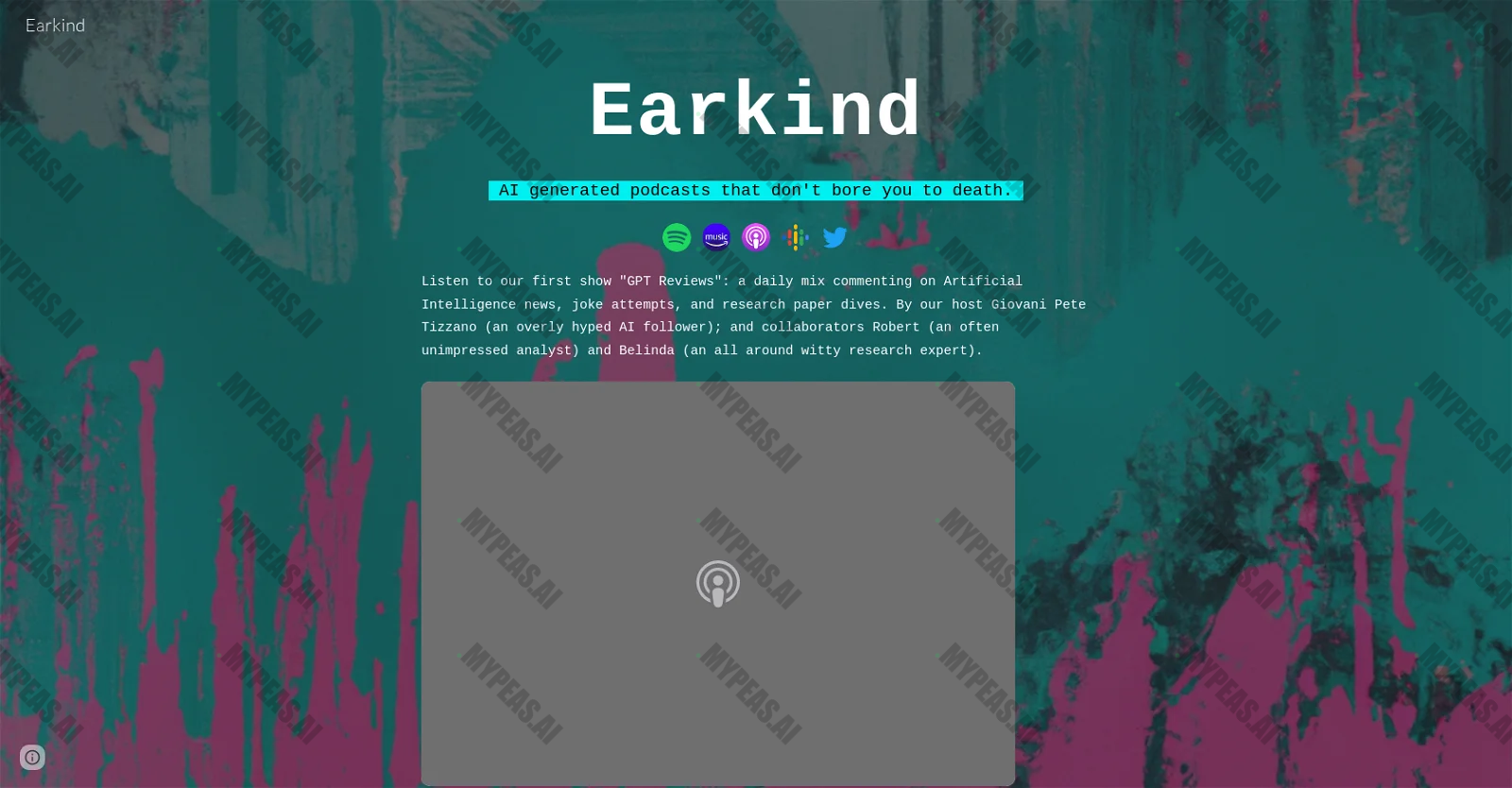 Earkind screenshot