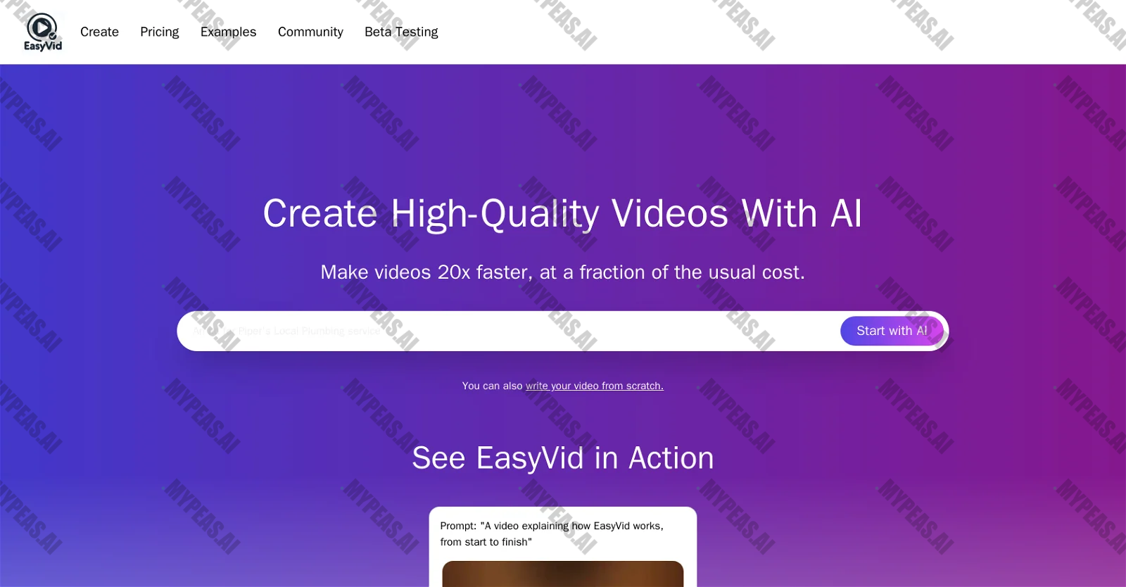 EasyVid screenshot