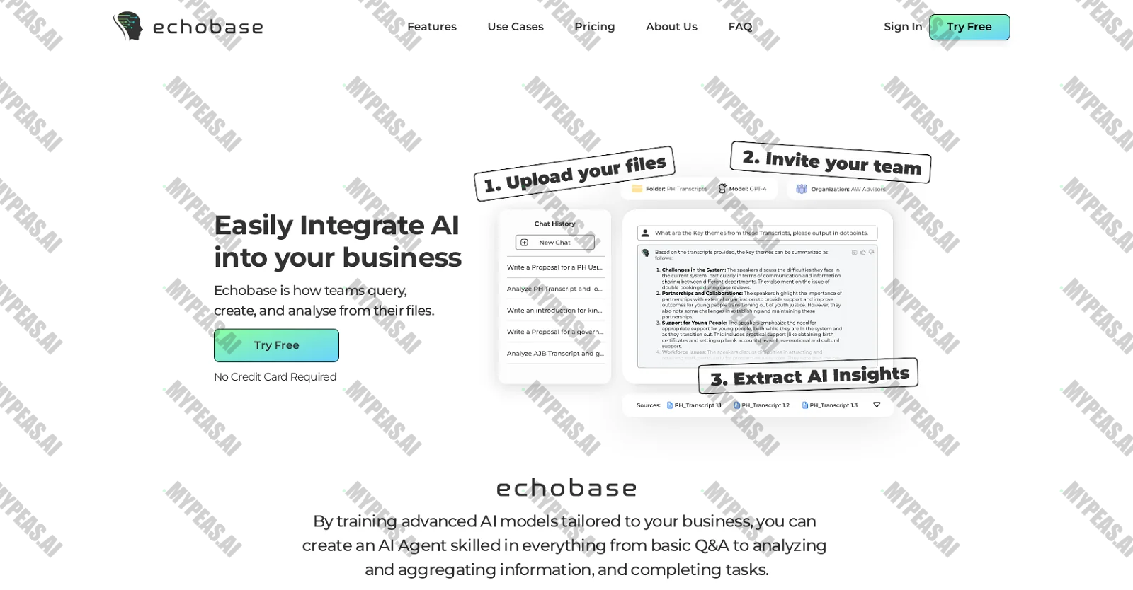 Echobase screenshot