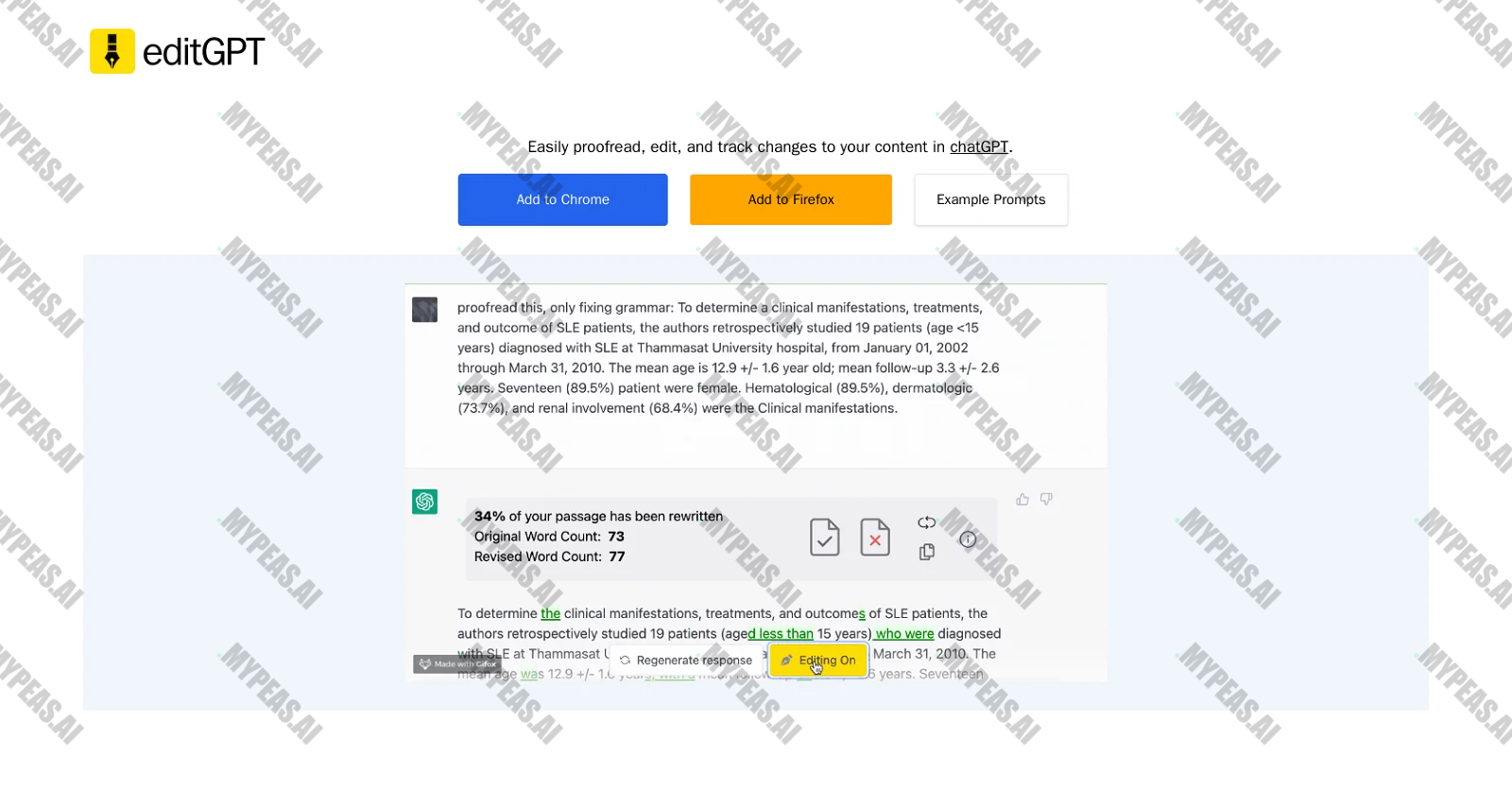 editGPT screenshot