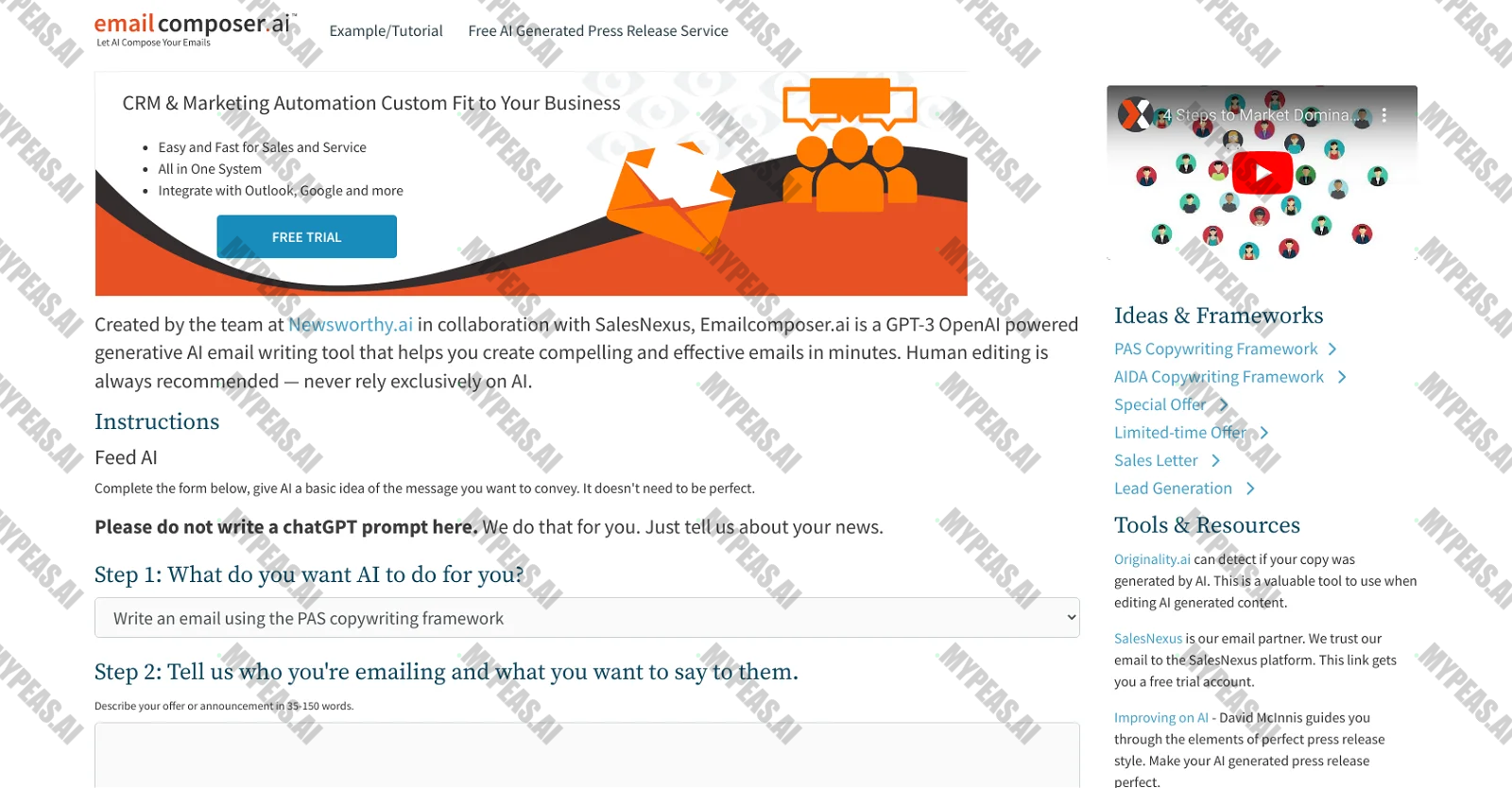 EmailComposer screenshot