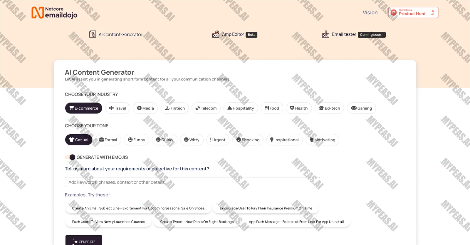 Emaildojo screenshot