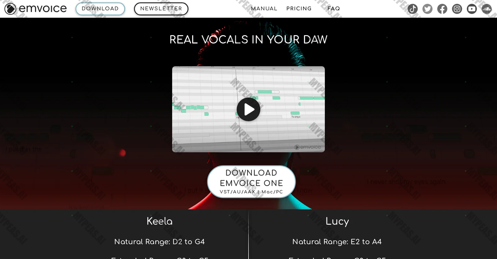 Emvoice screenshot