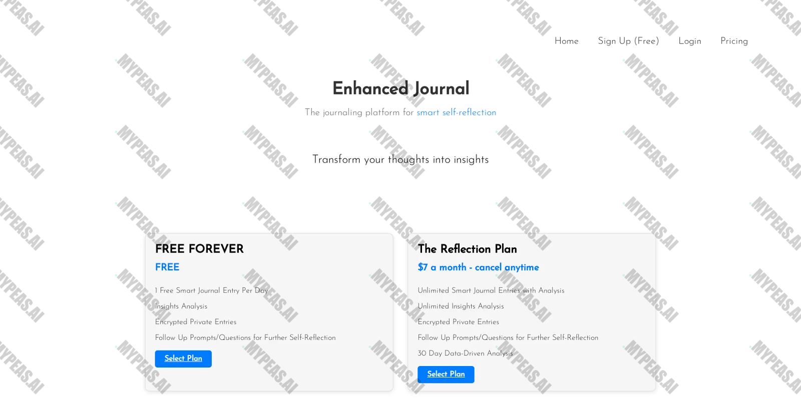 Enhanced Journal screenshot