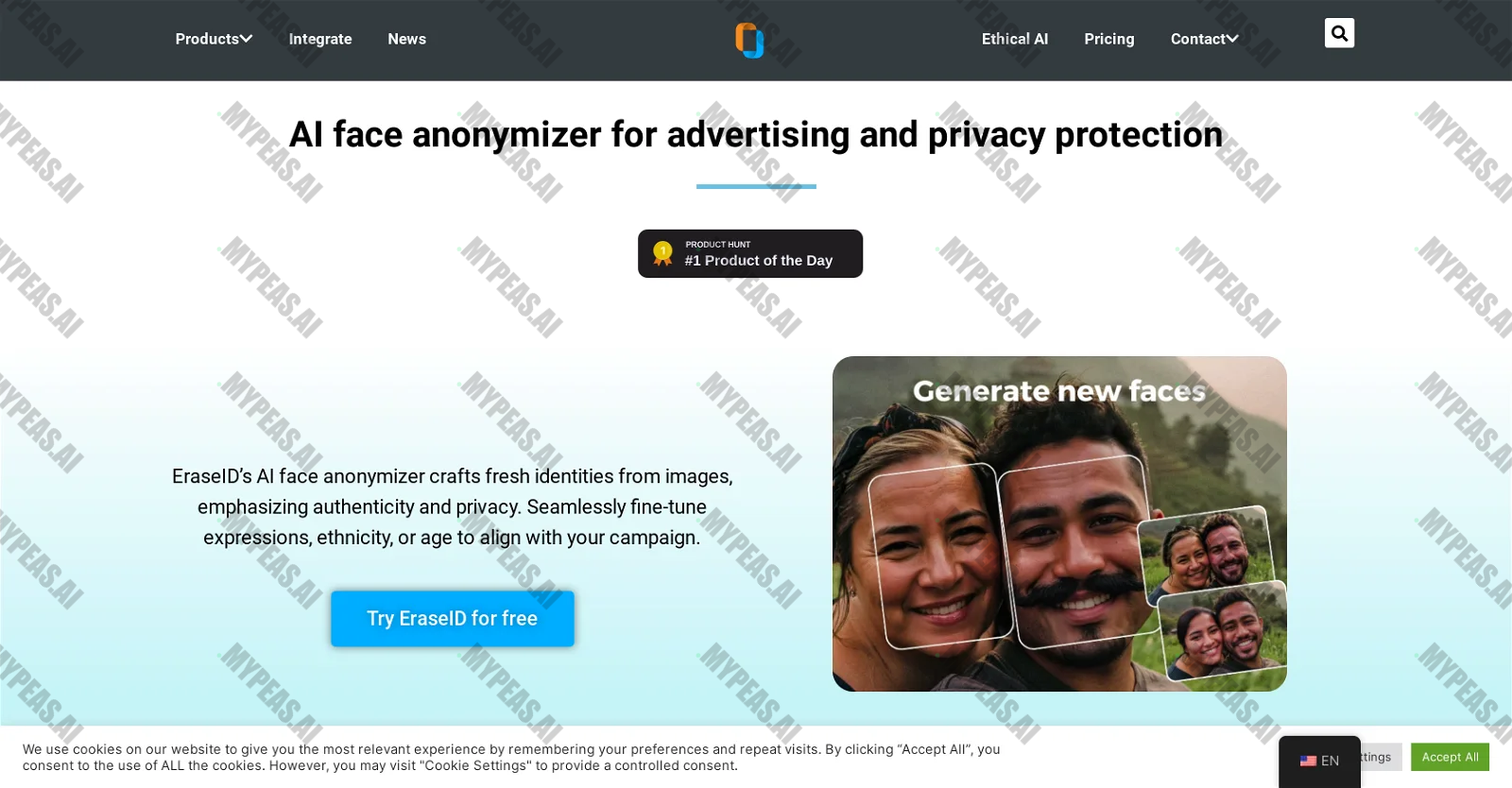 EraseID screenshot