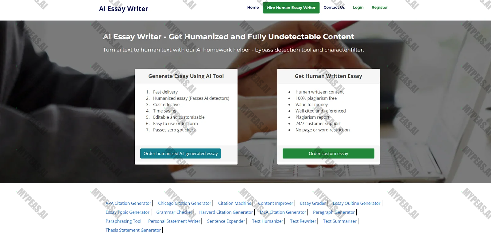 Essay Writer App screenshot